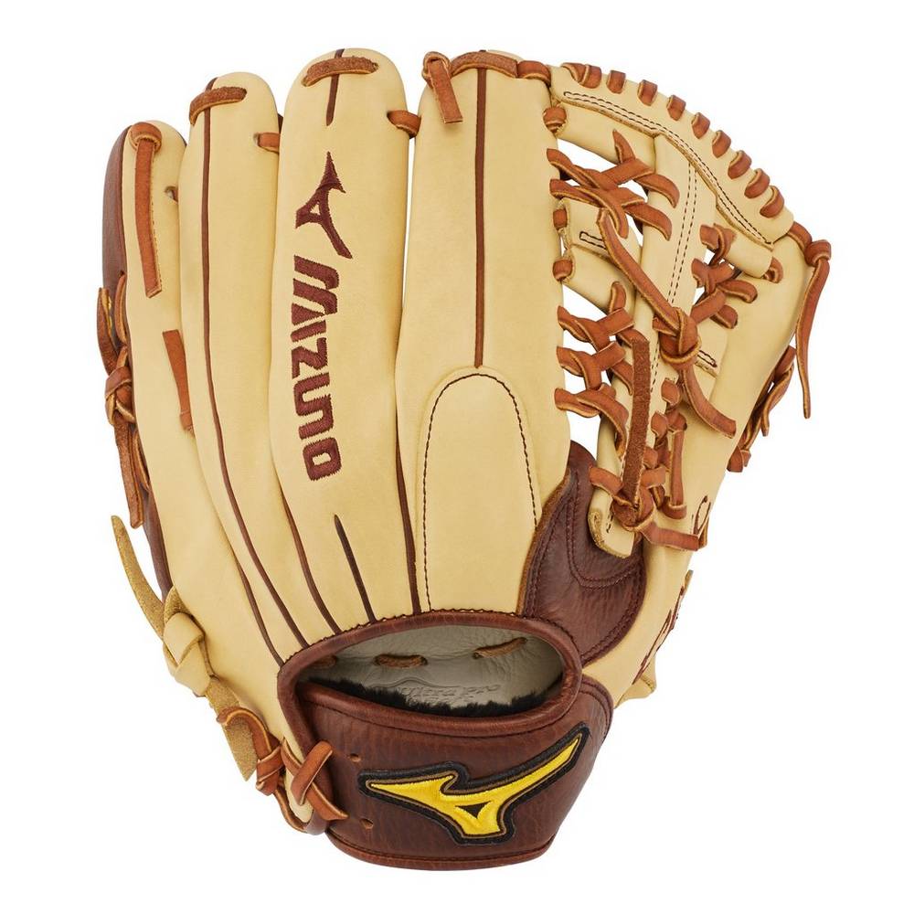 Luva Baseball Mizuno Classic Pro Soft Infield 11.75" - Homem - Caqui - RYTLU3258